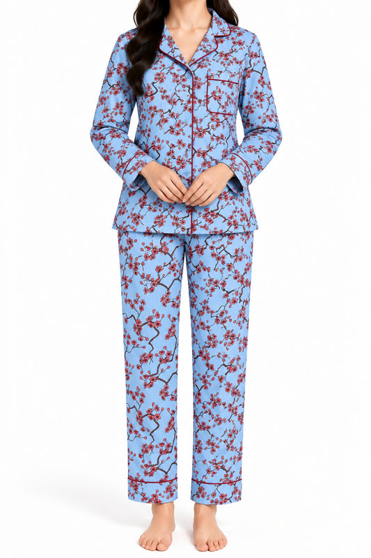 Blossom Blue PJ Set