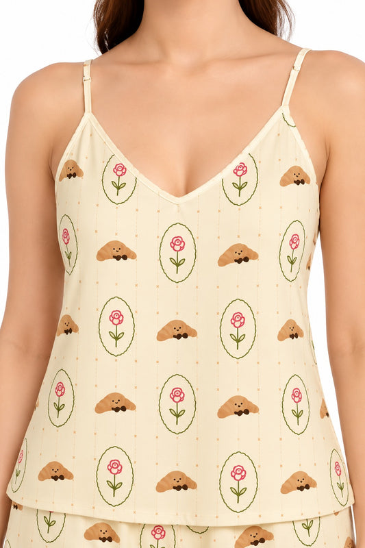 Ms. Croissant Cami Set
