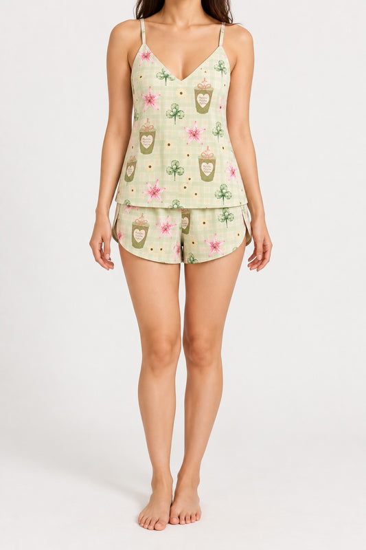 Matcha Girl Cami Set