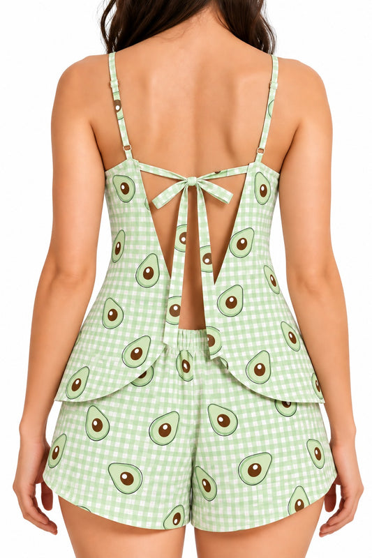 Avocado Day Cami Set