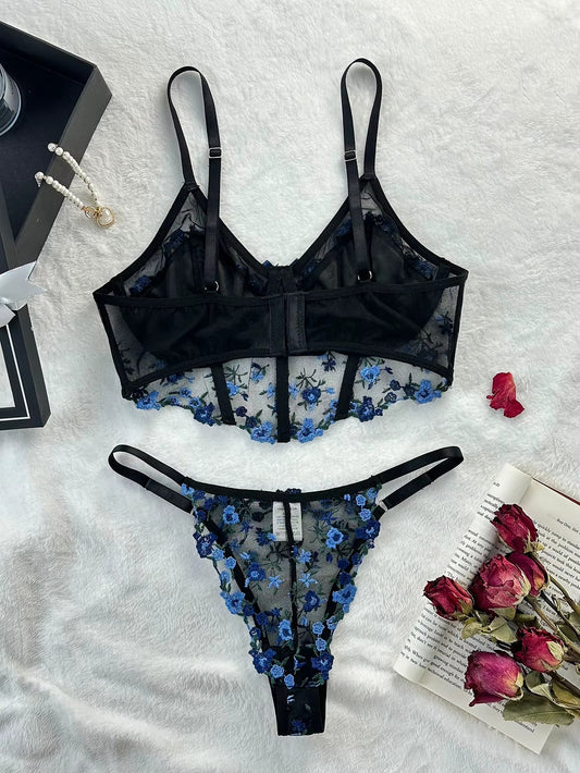 Blue Florals