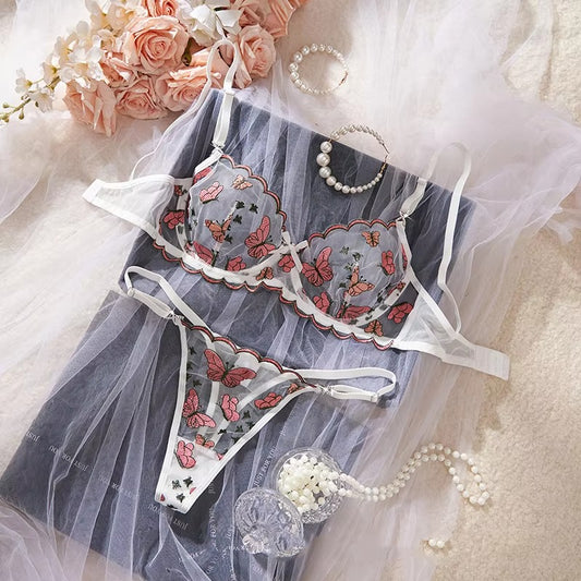 White Butterfly Lace